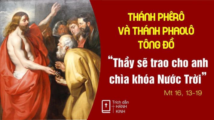 Ngày 29-06-2024, Thứ Bảy Tuần 12 – Mùa Thường Niên