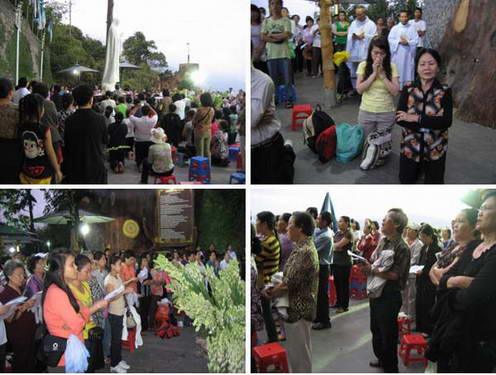 Cộng đoàn Ba Chuông đến với Mẹ Tà Pao